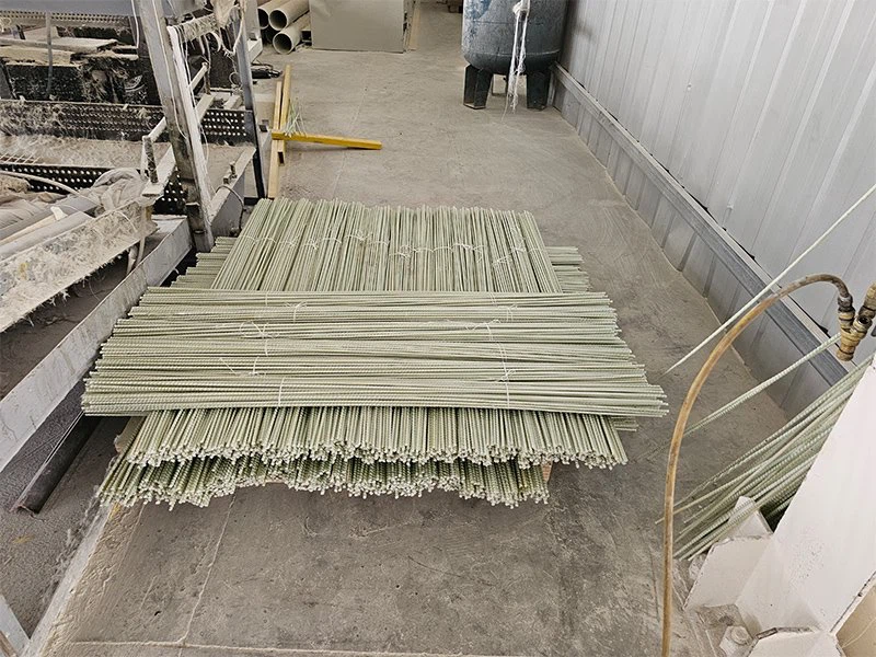 Ράβδοι οπλισμού από υαλοβάμβακα, γωνία GRP, δοκός I-και άλλα ωφέλιμα προφίλ